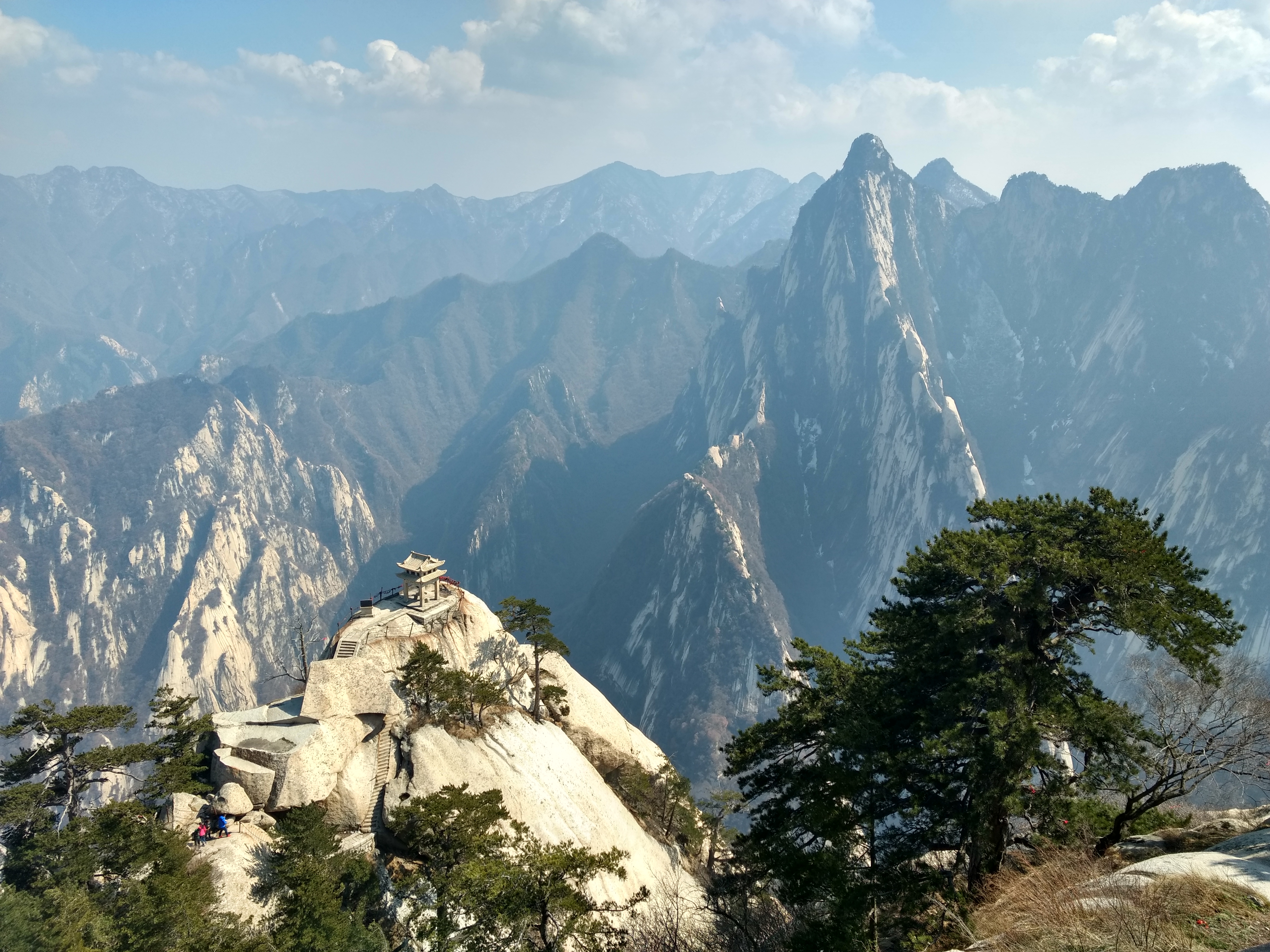 The Chess Pavilion on Mount Hua, China