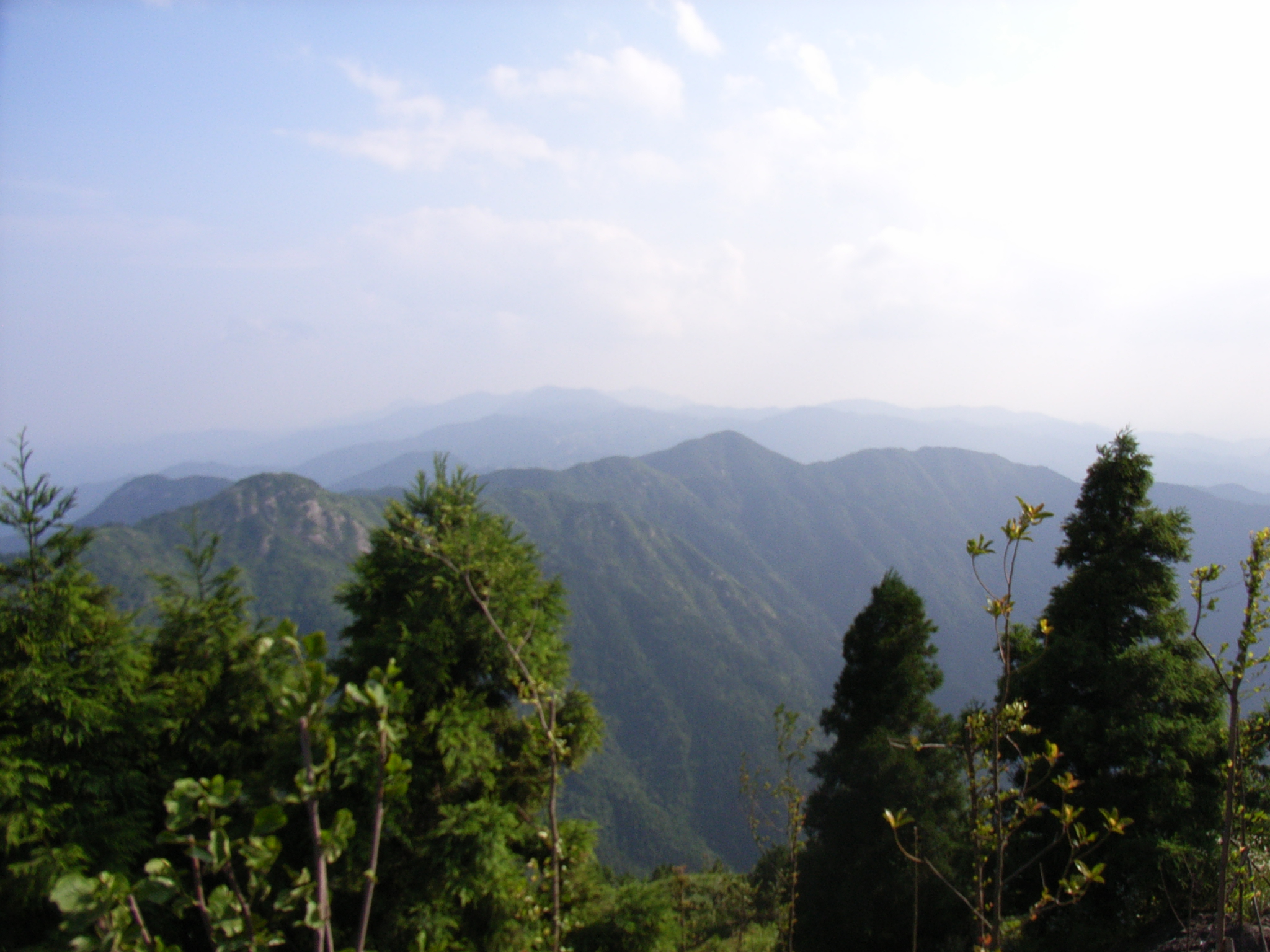 Mountain view at Nanyue Hengshan in Hunan
